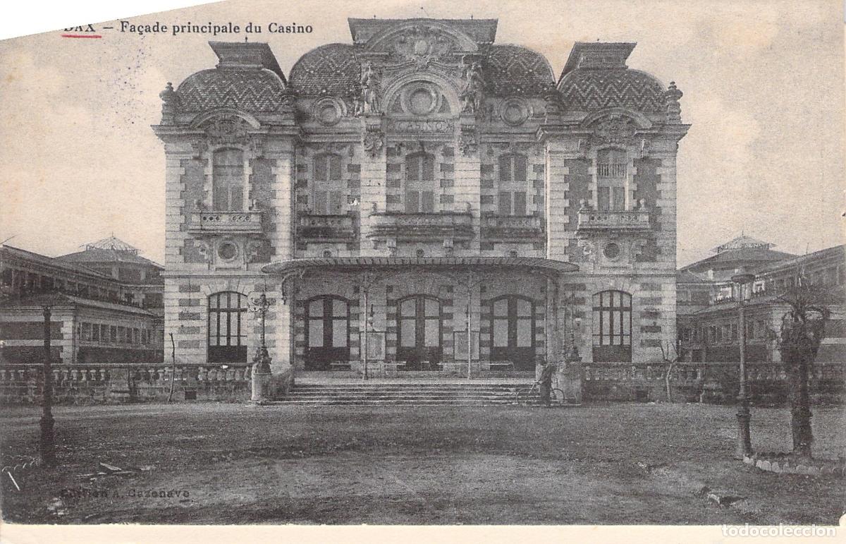 Postcards: Postal de la Fachada Principal del Casino de Dax, Francia