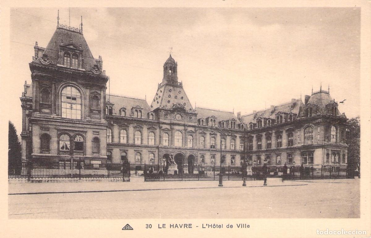 Postcards: Postal del H&ocirc;tel de Ville de Le Havre - Ayuntamiento Hist&oacute;rico