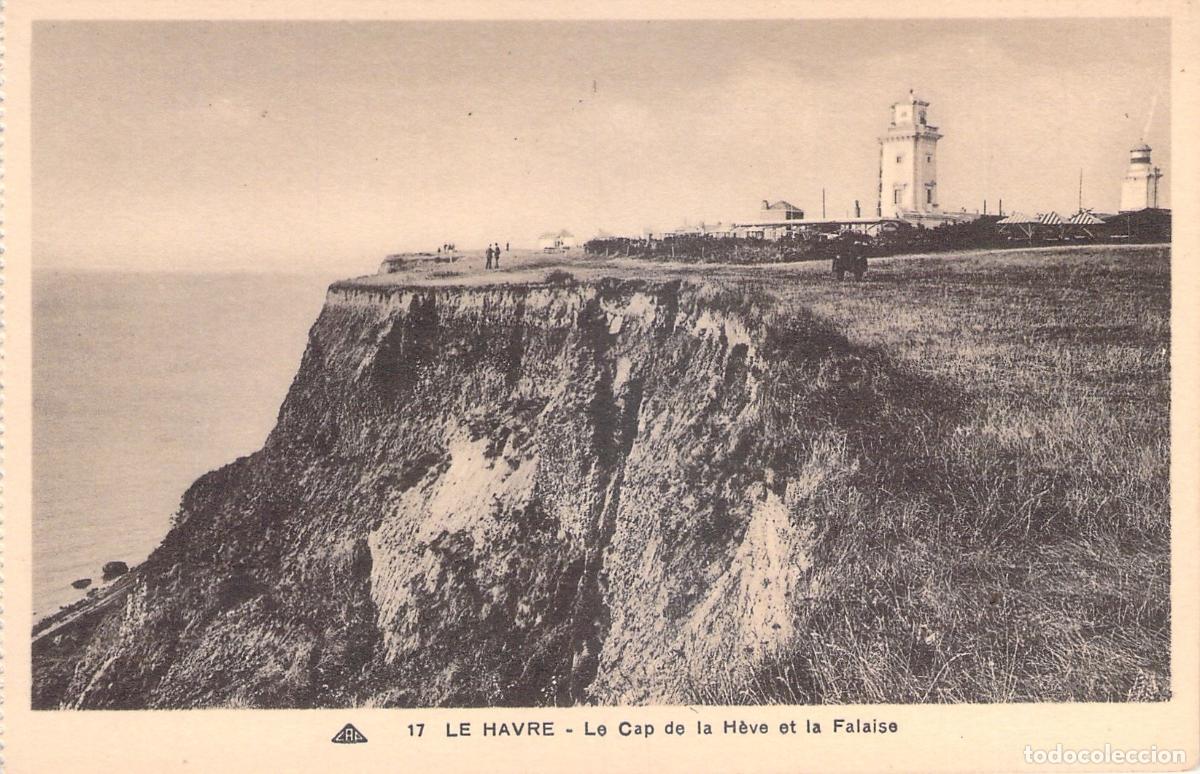 Postcards: Postal Le Havre Cap de la H&egrave;ve y el Acantilado