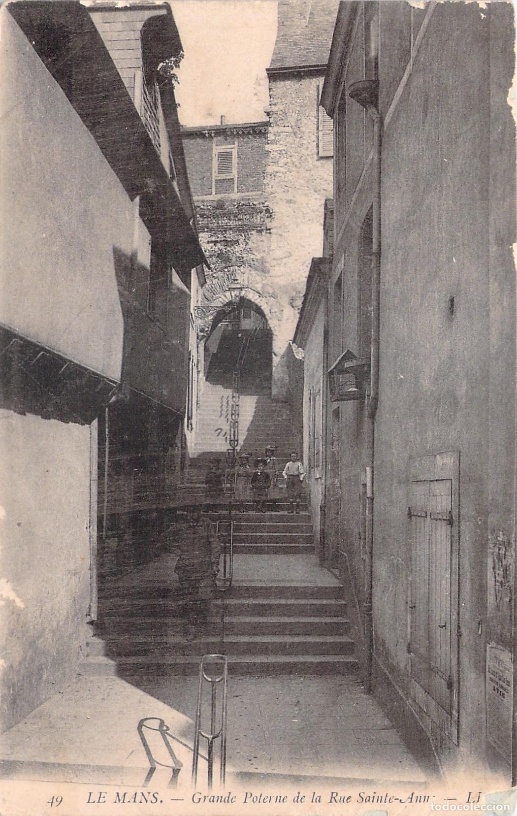 Postais: Postal de Le Mans, Grande Poterne de la Rue Sainte-Anne, Francia