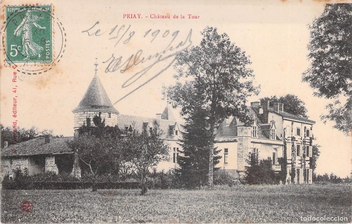 Postales: Postal de Priay - Ch&acirc;teau de la Tour, Francia
