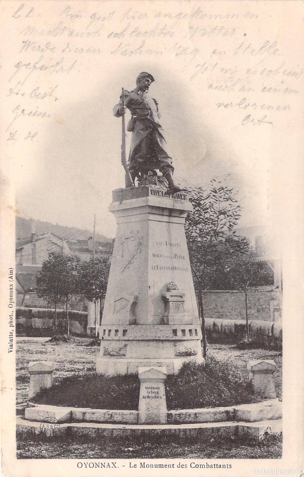 Postales: Postal de Oyonnax Monumento de los Combatientes de Ain Francia