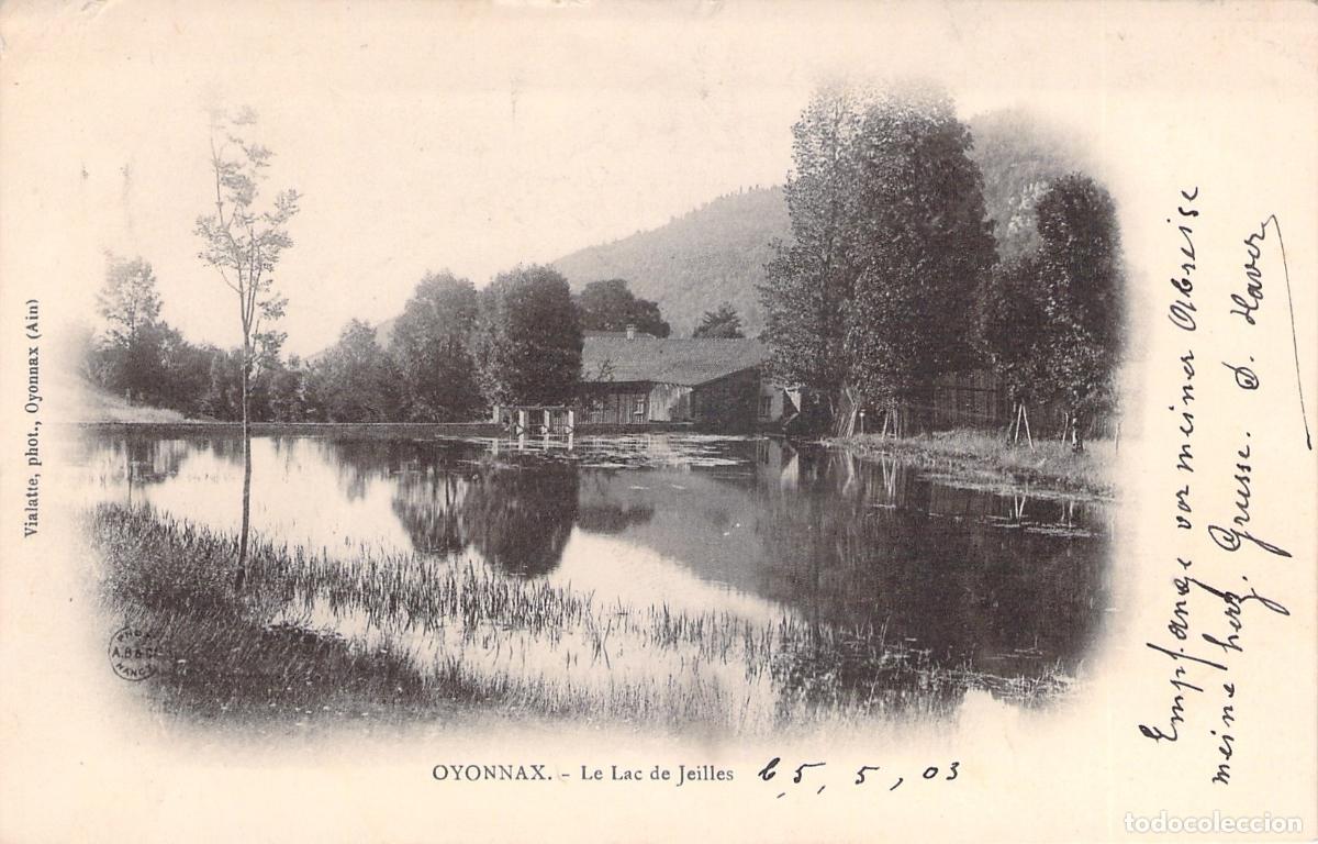 Postales: Postal de Oyonnax, Le Lac de Jeilles, Francia