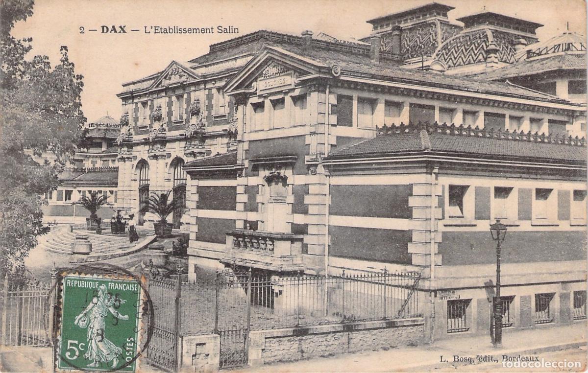 Postales: Postal de Dax Francia - L'Etablissement Salin Termal