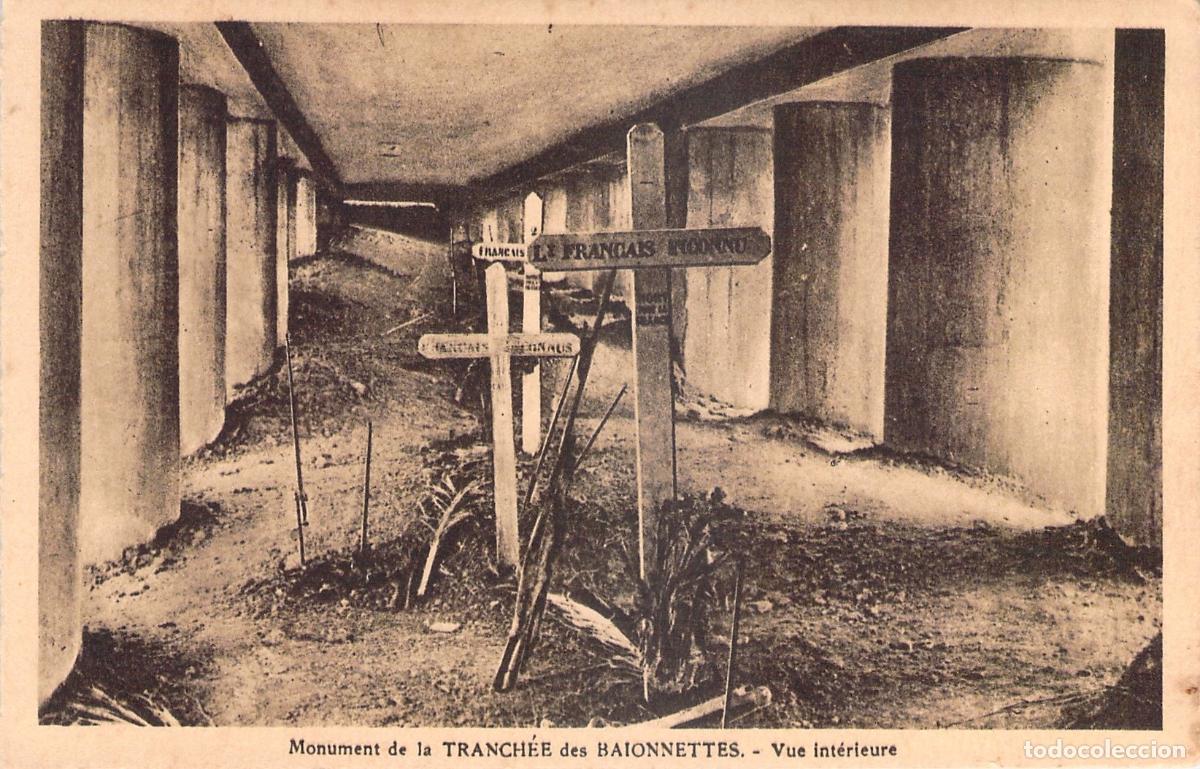 Postales: Postal de la Trinchera de las Bayonetas, Verd&uacute;n Francia