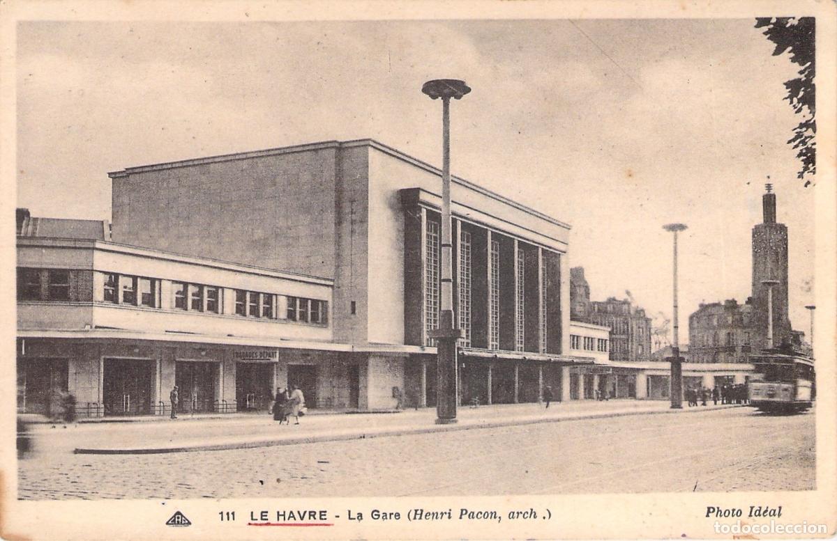 Cartes Postales: Postal de la Estaci&oacute;n de Tren de Le Havre, Francia