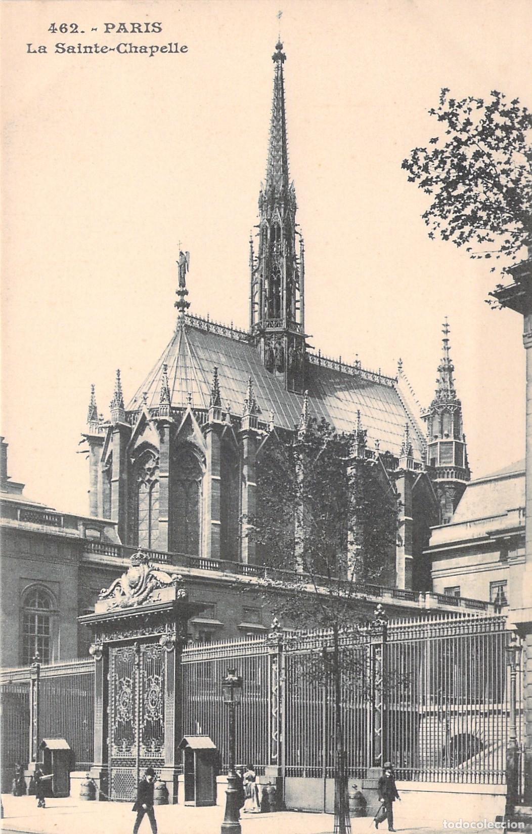 Postales: Postal de la Sainte-Chapelle en Par&iacute;s Francia