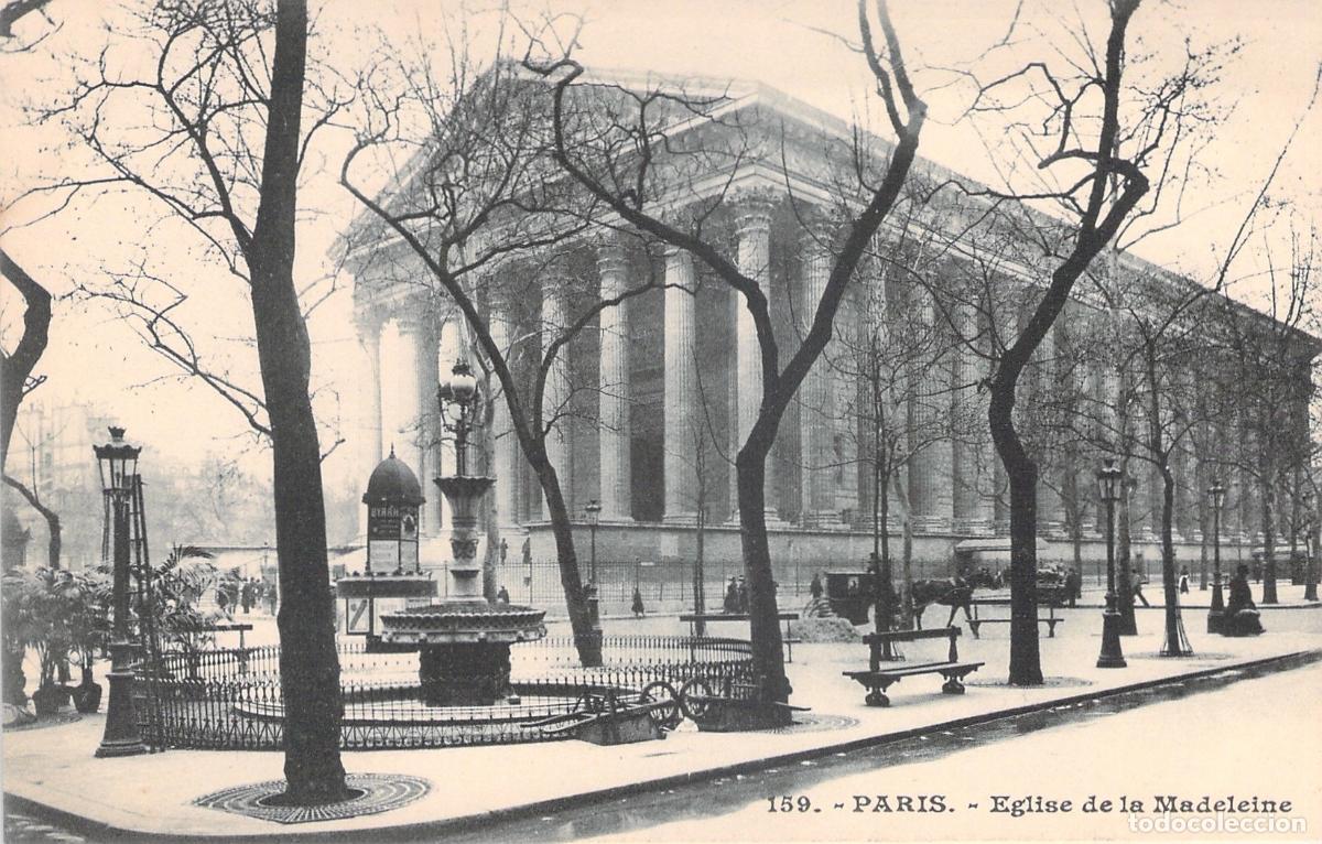 Postales: Tarjeta Postal de la Iglesia de la Madeleine en Par&iacute;s