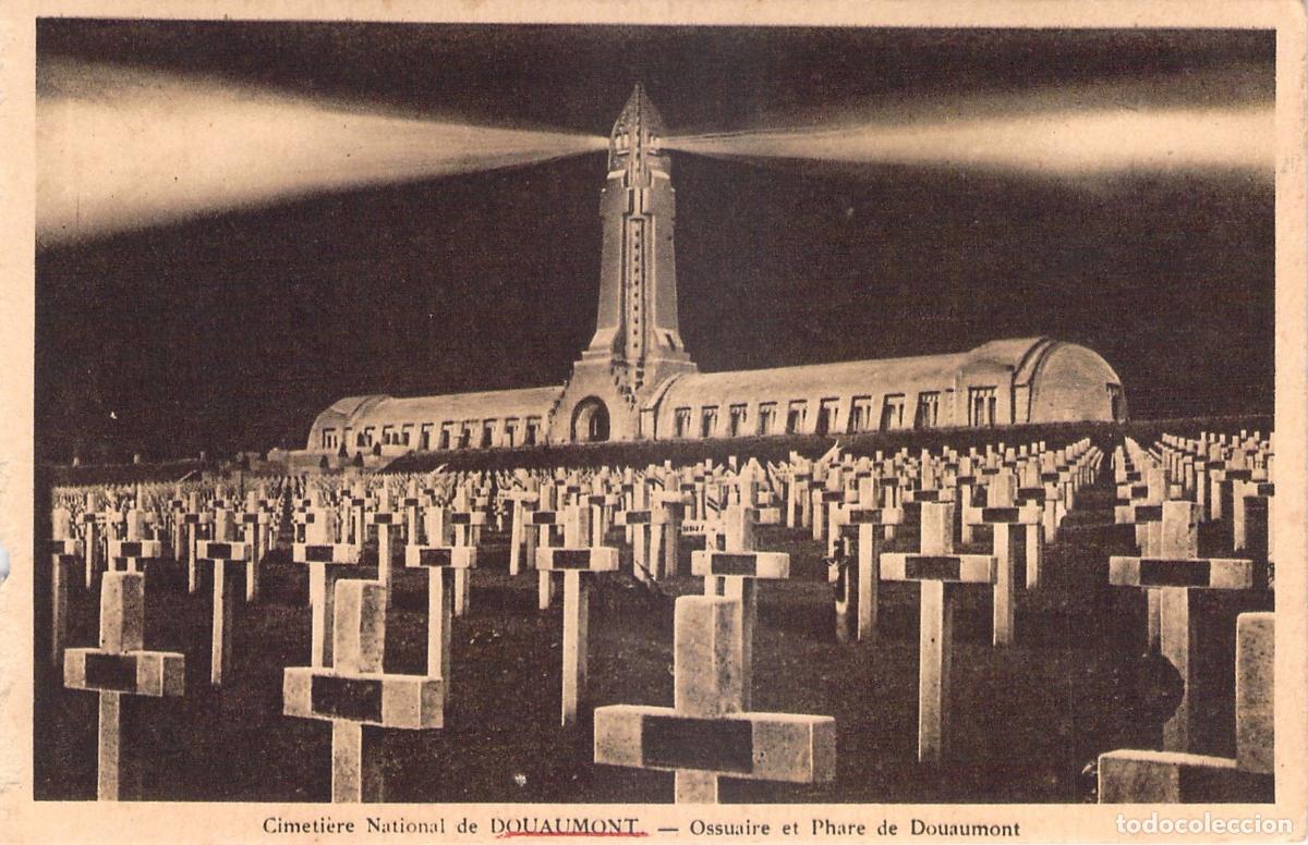 Postais: Postal del Osario y Cementerio Militar de Douaumont Francia
