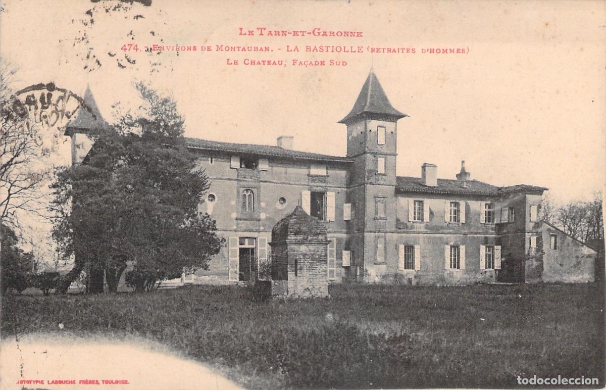 Postcards: Postal del Castillo de La Bastiolle en Montauban, Francia