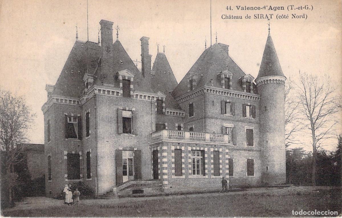 Postales: Postal de Valence-d'Agen - Ch&acirc;teau de Sirat