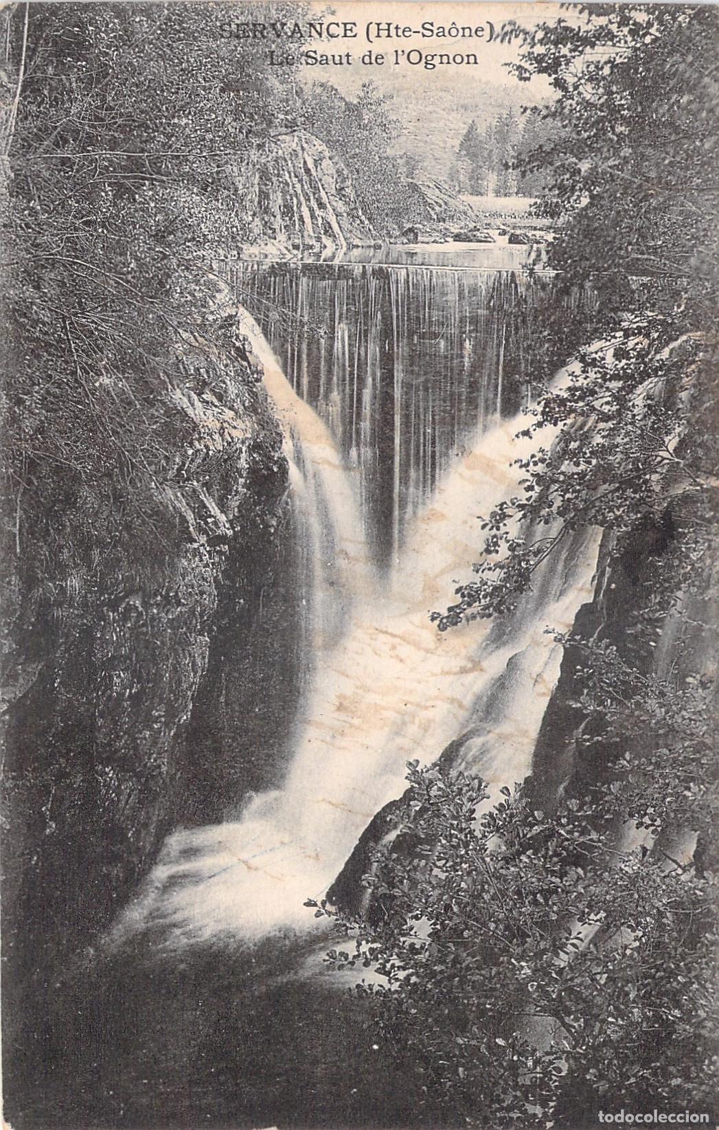 Postales: Postal de la cascada Le Saut de l'Ognon en Servance