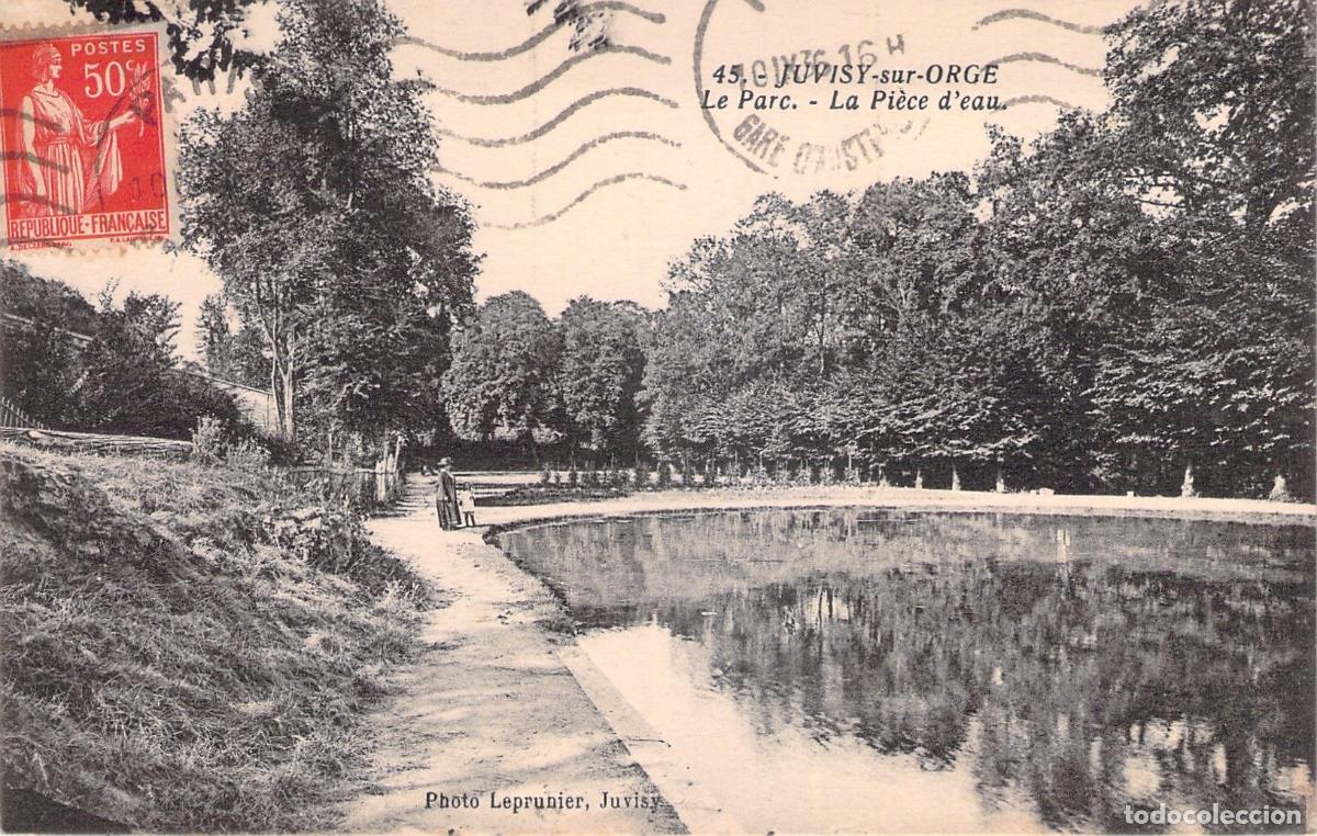 Postales: Postal de Juvisy-sur-Orge, El Parque y el Estanque