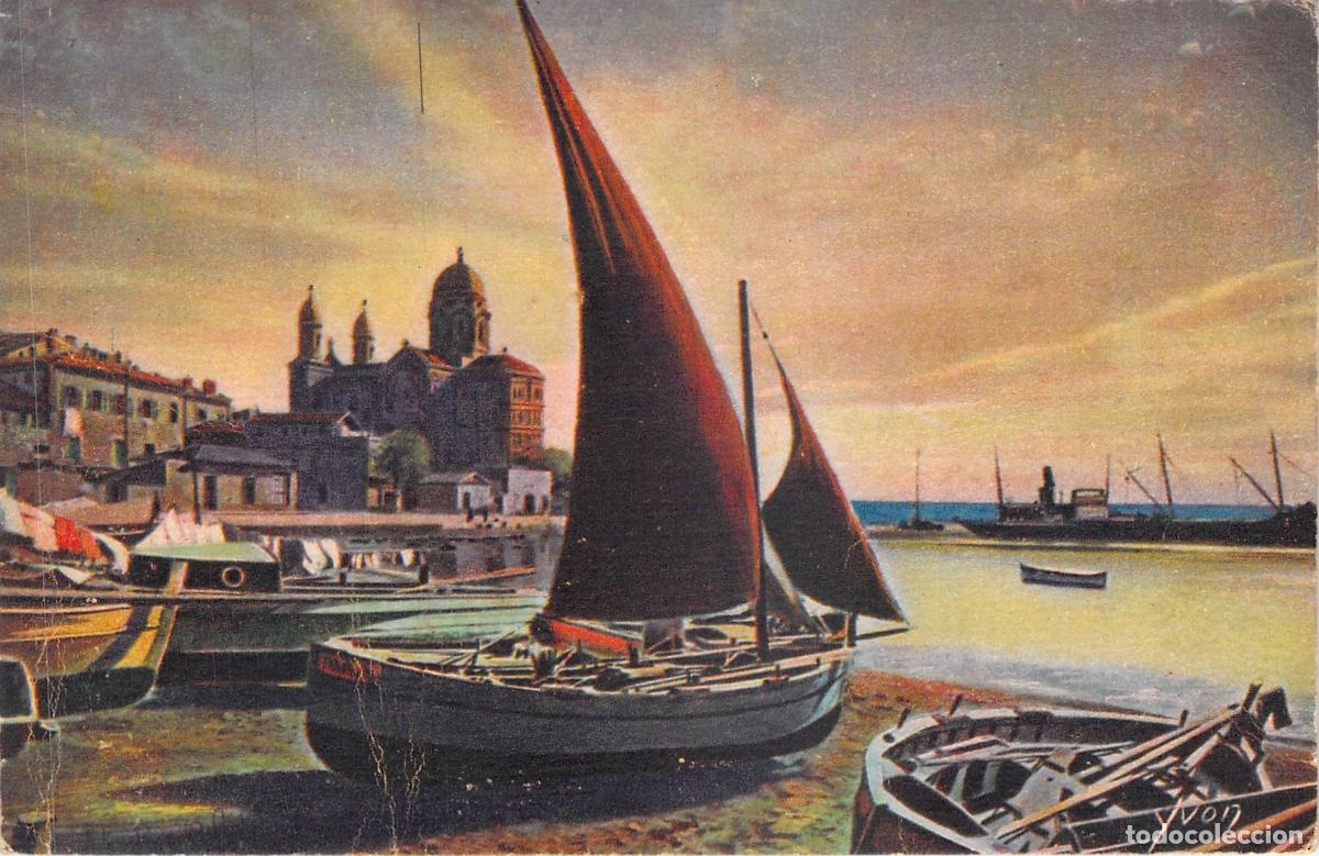 Postcards: Postal de Saint-Rapha&euml;l, Puerto y Notre-Dame-de-la-Victoire