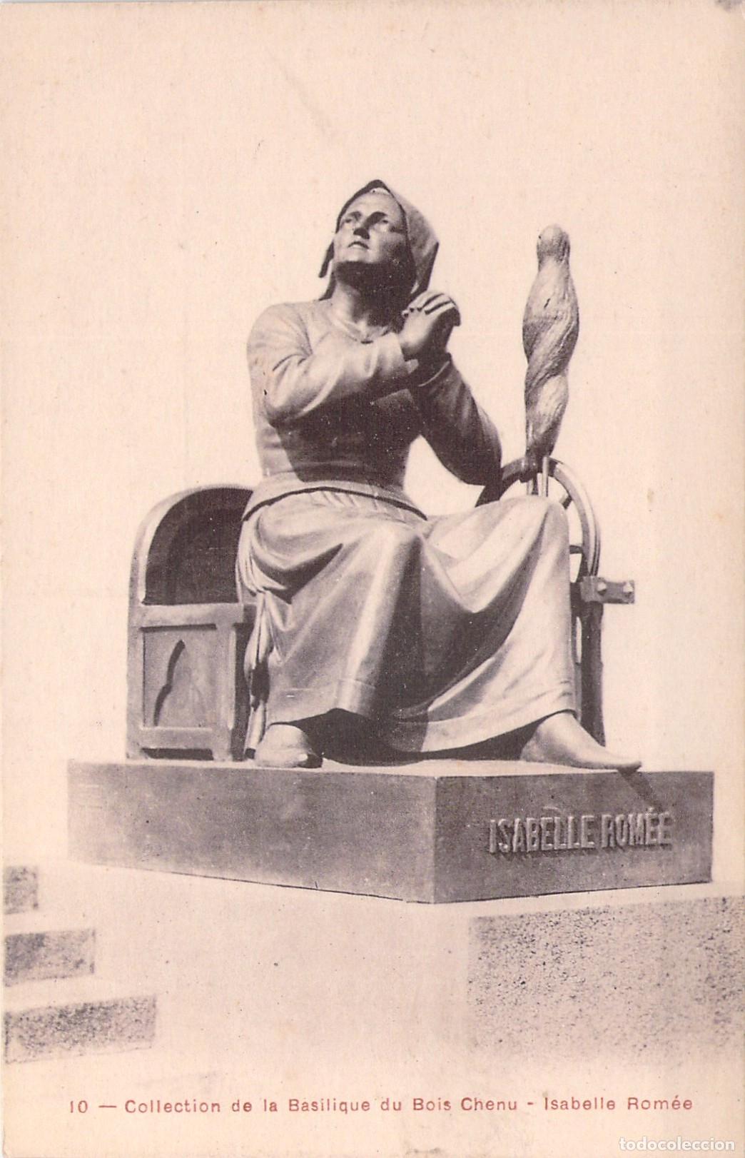 Postkarten: Postal Estatua de Isabelle Rom&eacute;e Basilique du Bois Chenu