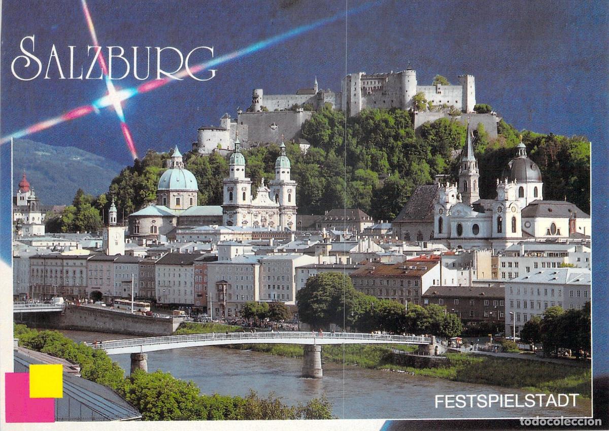 Postales: Postal de Salzburgo Vista del Casco Antiguo y Fortaleza de Hohensalzburg