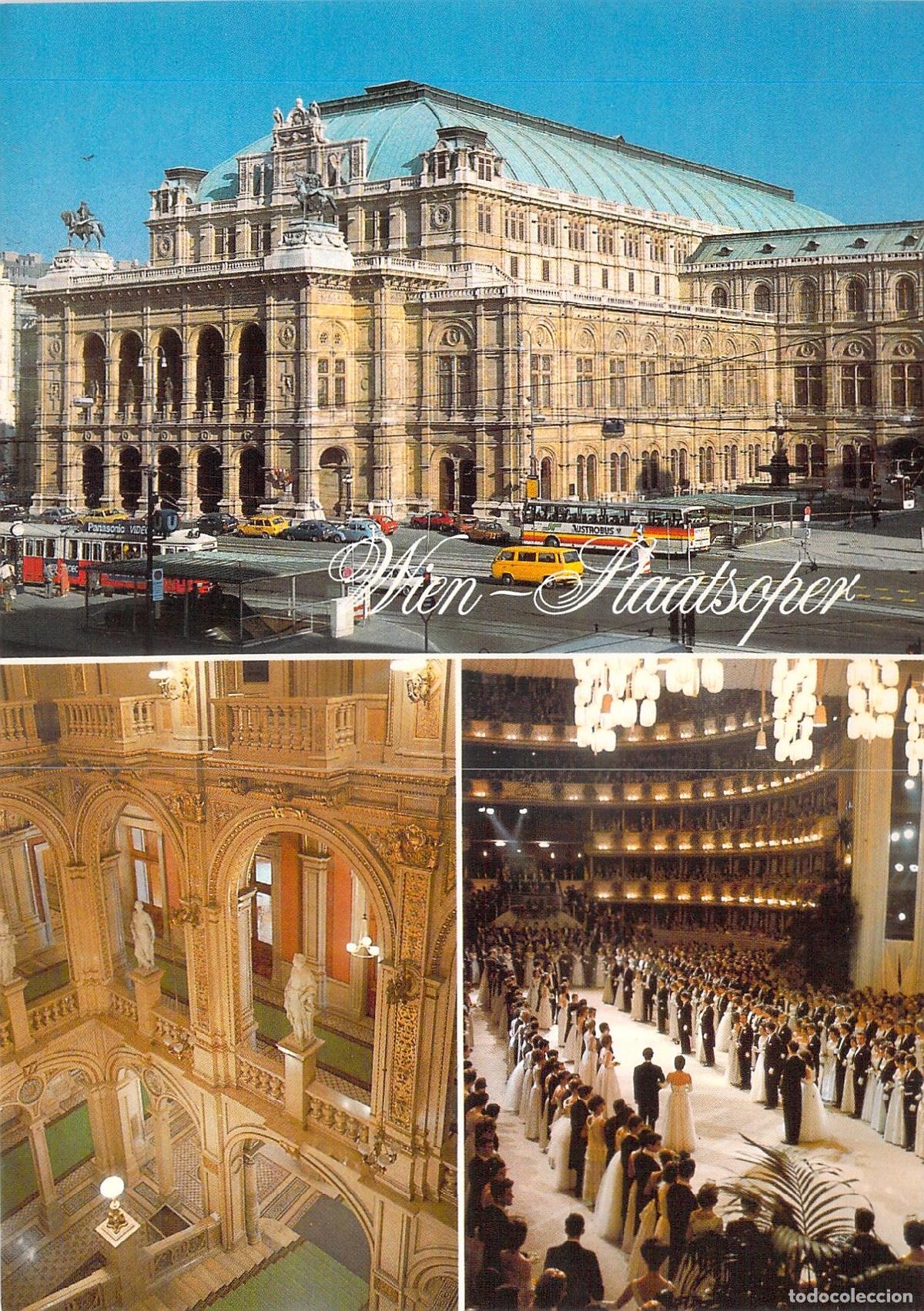 Postales: Postal de la &Oacute;pera del Estado de Viena, Austria