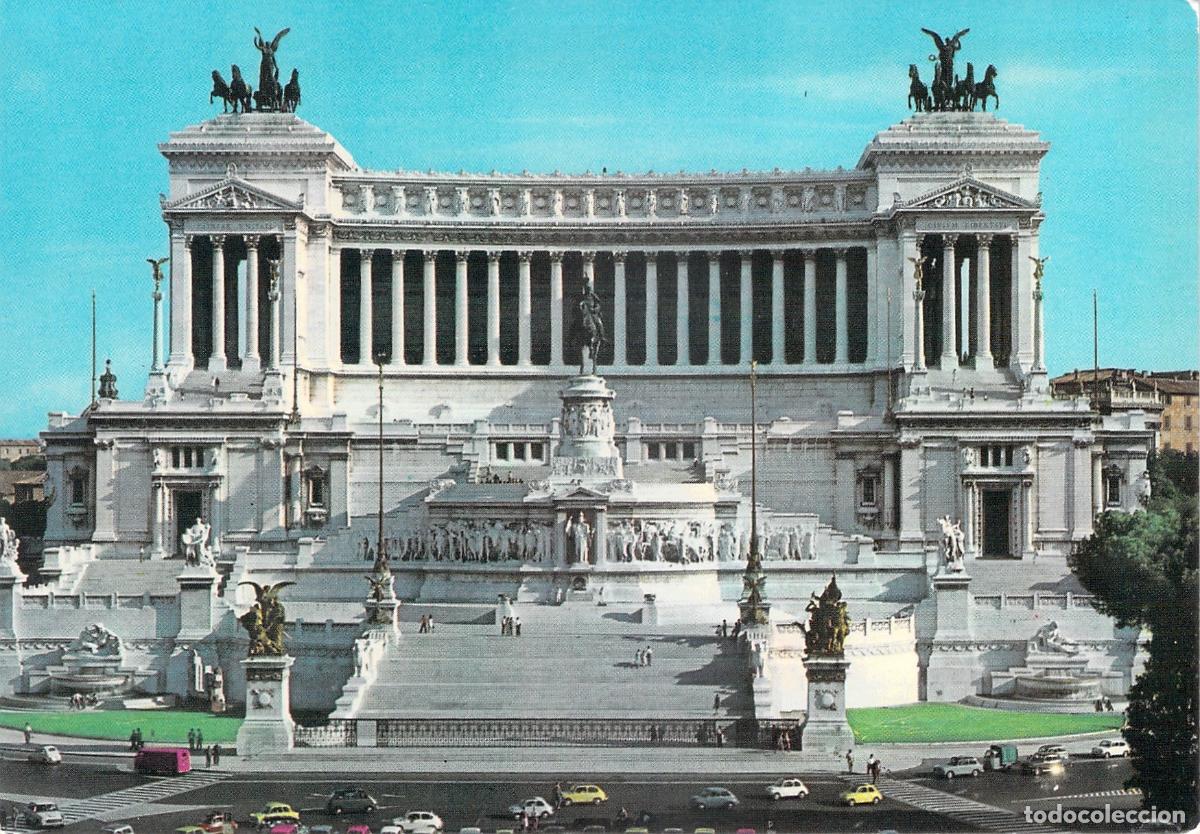 Postales: Postal de Roma: El Monumento del Altar de la Patria, Italia