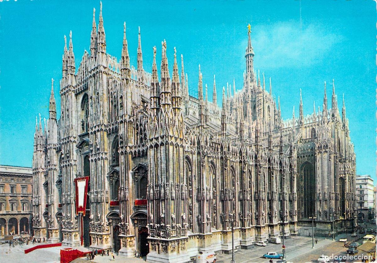 Postales: Postal de la Catedral Duomo de Mil&aacute;n, Italia