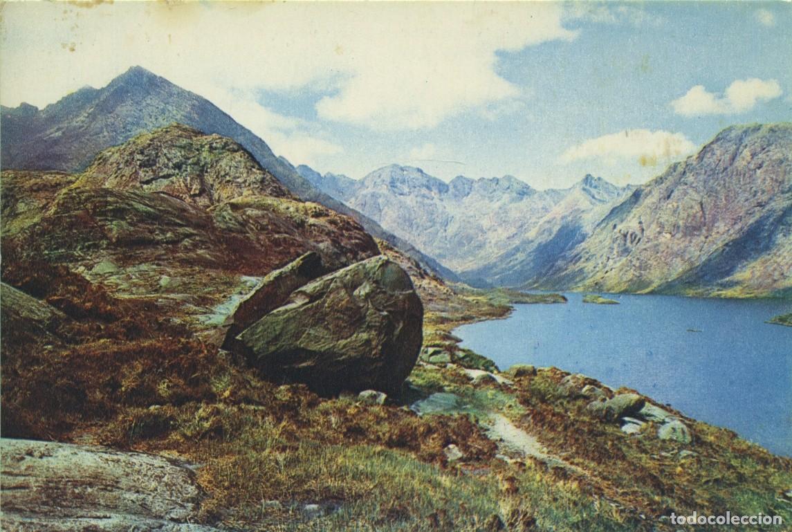 Postales: N&ordm; 3407-Lago Coruisk. En el coraz&oacute;n de las colinas Cuillin, Isla de Skye. Escocia. Sin circular. ED.