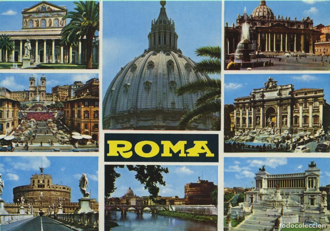 Postales: N&ordm; 481-ROMA. Italia. Diversos aspectos. Sin circular. ED. PLURIGRAF TERNI