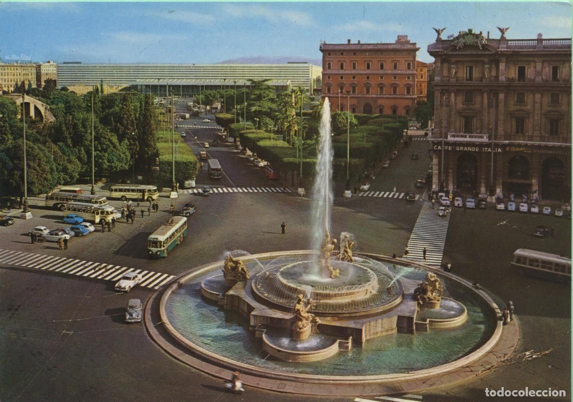 Postales: N&ordm; 270-ROMA. Italia. Plaza Esedra. Sin circular. ED. PLURIGRAF TERNI