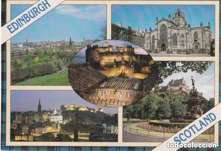 Postales: POSTAL - ESCOCIA, EDIMBURGO, PRINCESS STREET, ST.GILES, EL CASTILLO - WHITEHOLME - SIN CIRCULAR