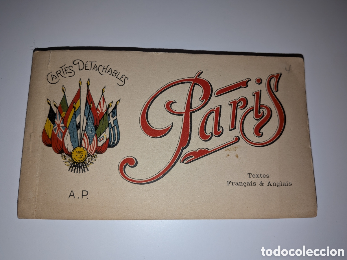 Postales: Album de 20 postales Paris antiguas