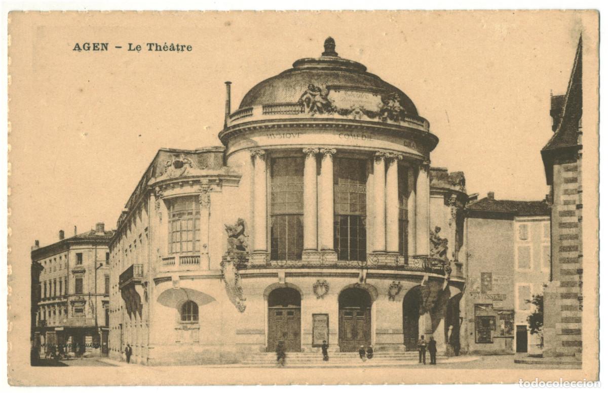 Postales: AGEN_Th&eacute;&acirc;tre_Martin Delbert / Teatros Francia