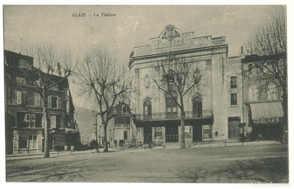 Postales: ALAIS_Th&eacute;&acirc;tre_Papelerie Nouvelle / Teatros Francia