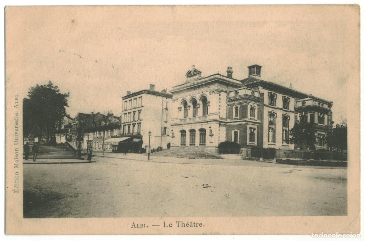 Postales: ALBI_Th&eacute;&acirc;tre_Maison Universelle / Teatros Francia