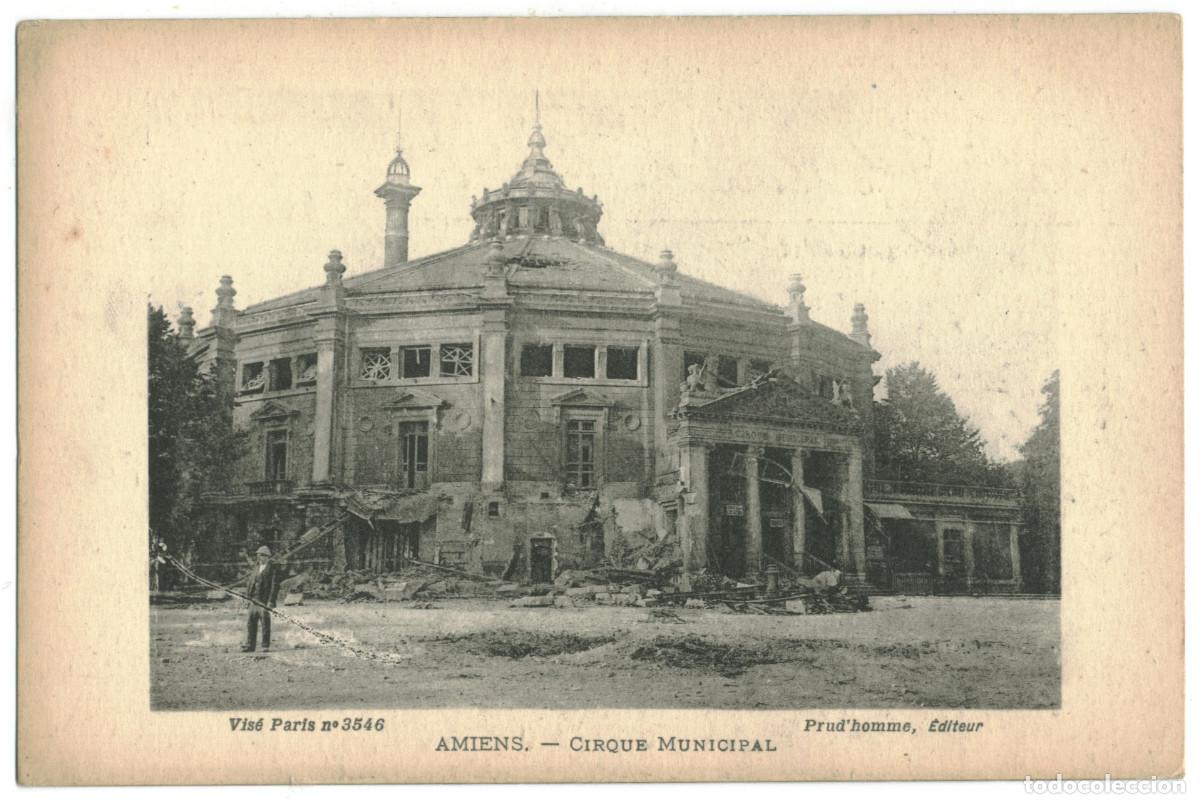 Postales: AMIENS_Cirque Municipal_L&eacute;vy 3546 / Teatros Francia