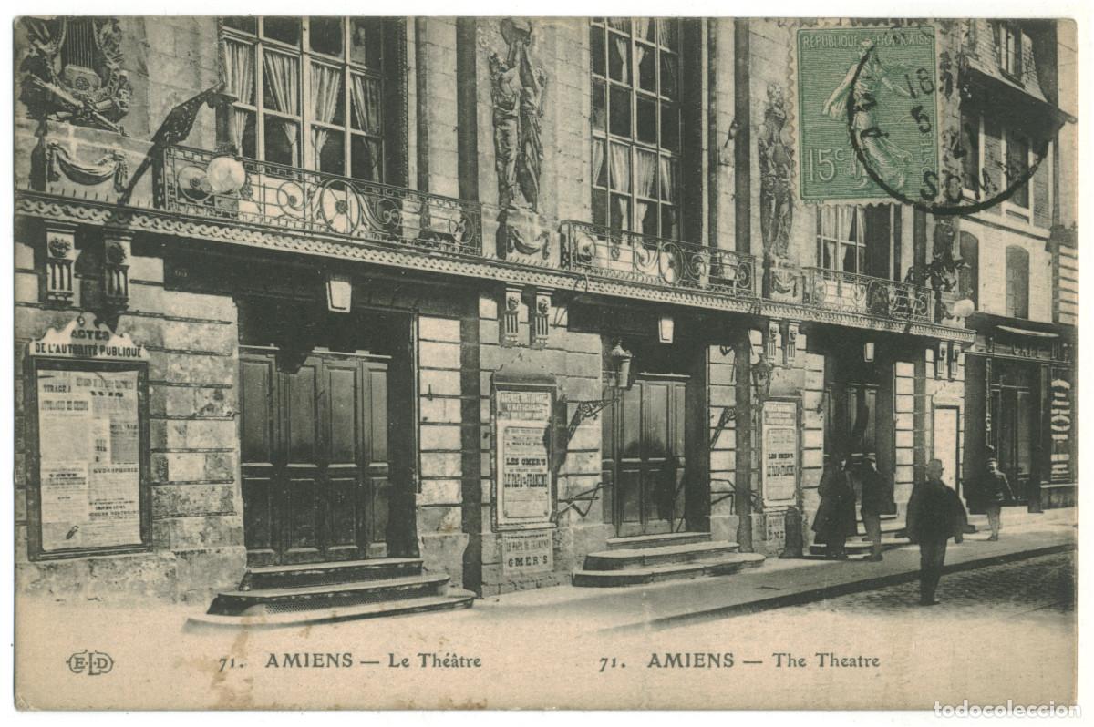 Postkarten: AMIENS_Th&eacute;&acirc;tre_ELD 71 / Teatros Francia