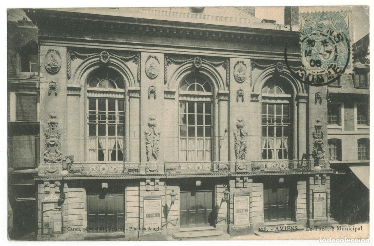 Postkarten: AMIENS_Th&eacute;&acirc;tre_L. Caron 378 / Teatros Francia