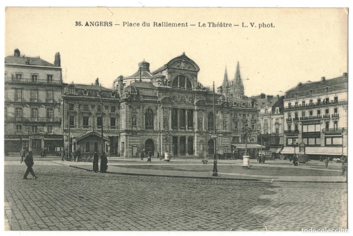 Postales: ANGERS_Th&eacute;&acirc;tre_L.V. 36 / Teatros Francia