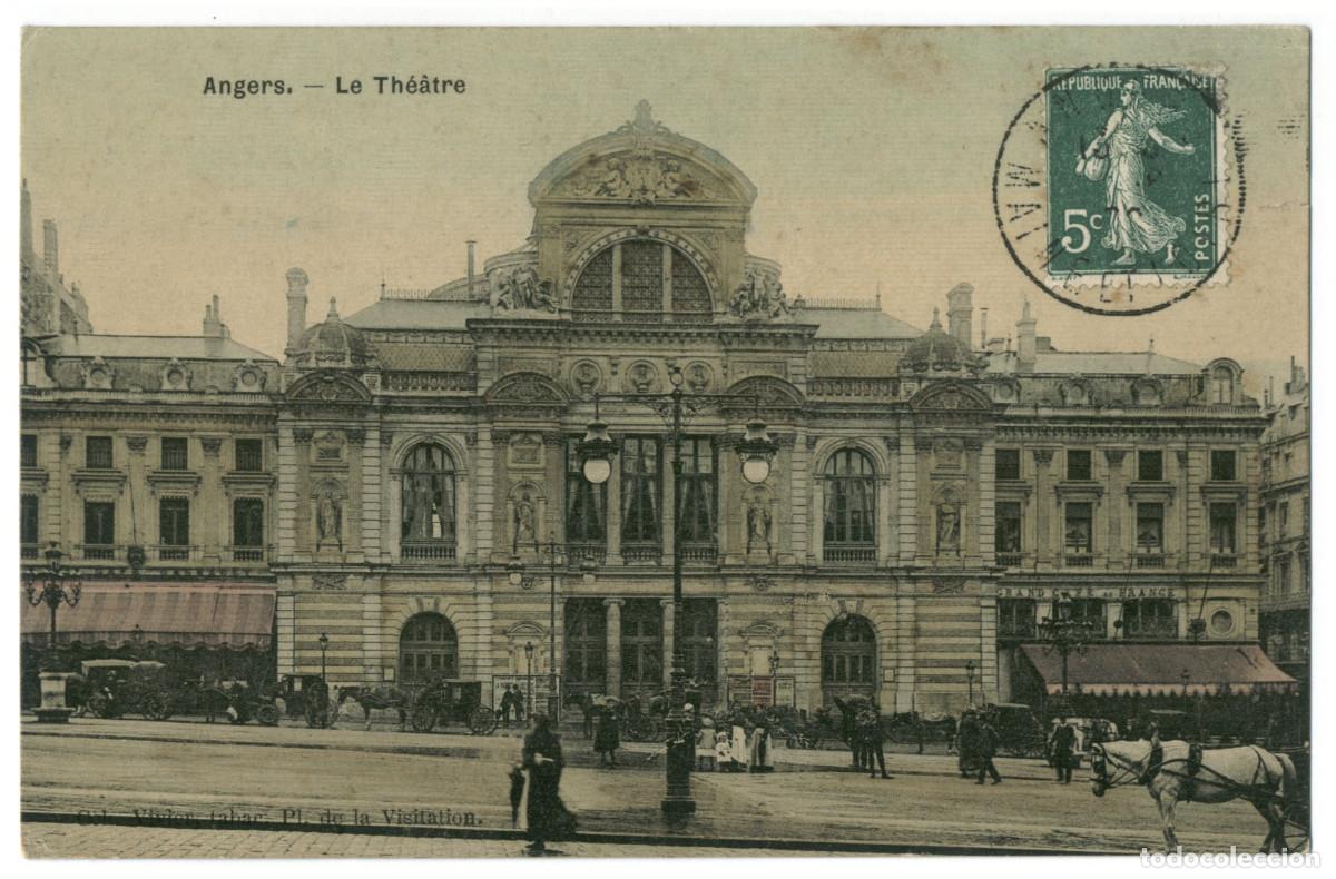 Postales: ANGERS_Th&eacute;&acirc;tre_Vivier tabae / Teatros Francia