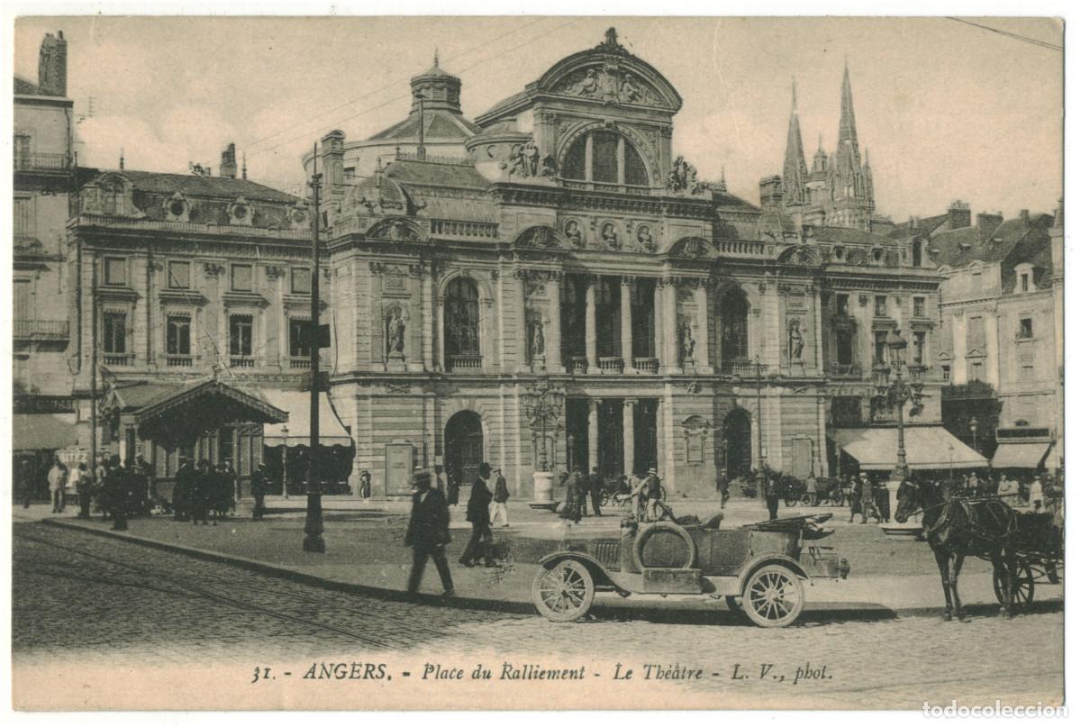 Postales: ANGERS_Th&eacute;&acirc;tre_L.V. 31 / Teatros Francia