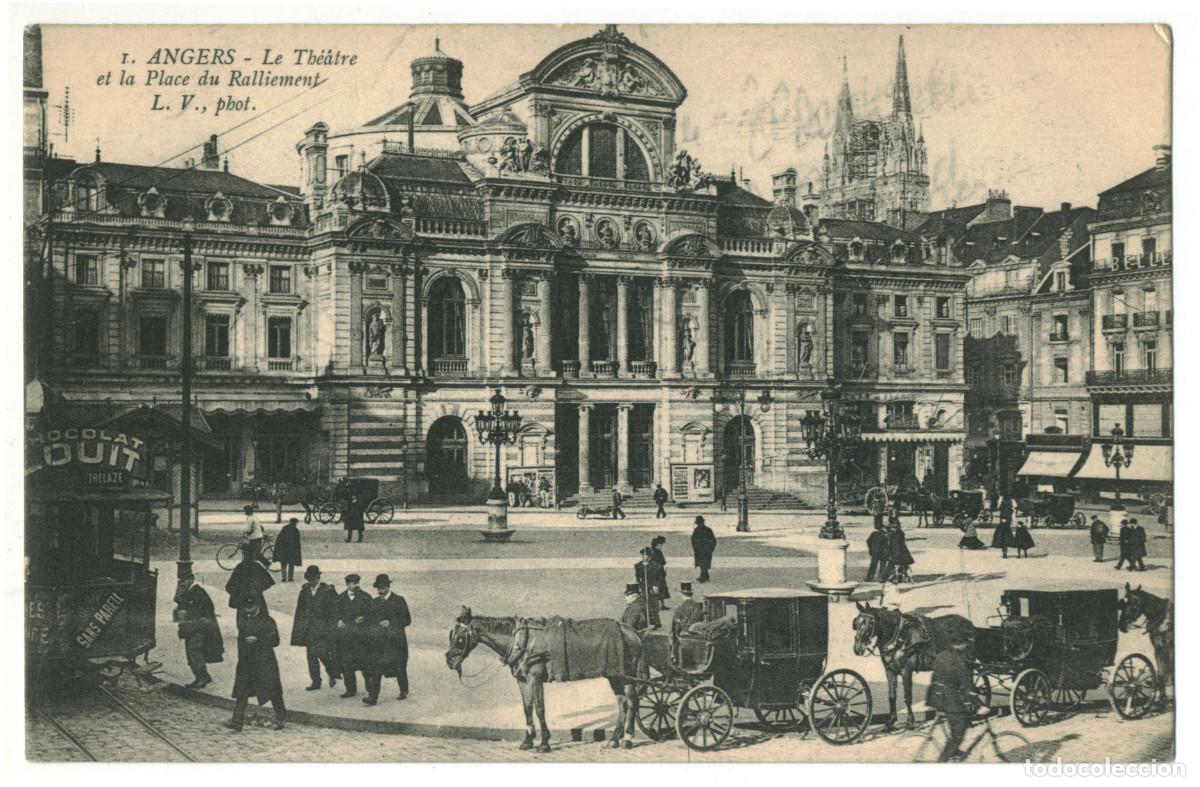 Postales: ANGERS_Th&eacute;&acirc;tre_L.V. 1 / Teatros Francia