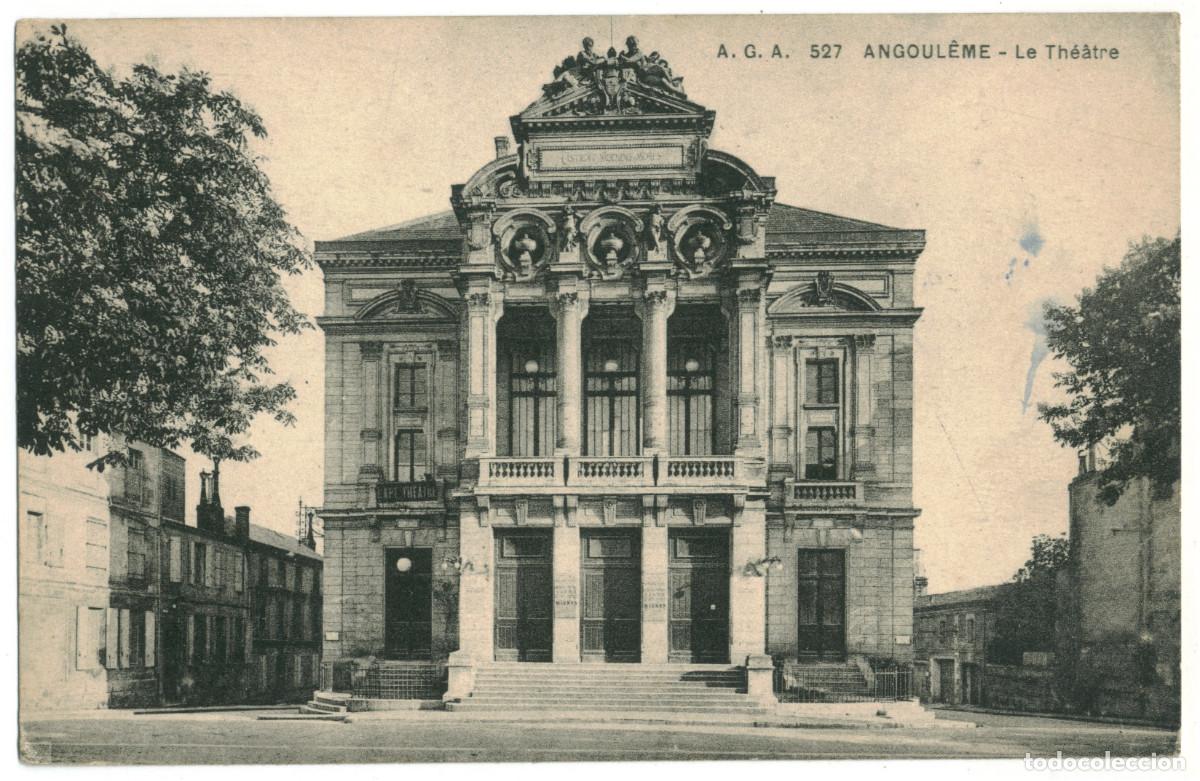 Postales: ANGOUL&Ecirc;ME_Th&eacute;&acirc;tre_A. Gilbert 527 / Teatros Francia