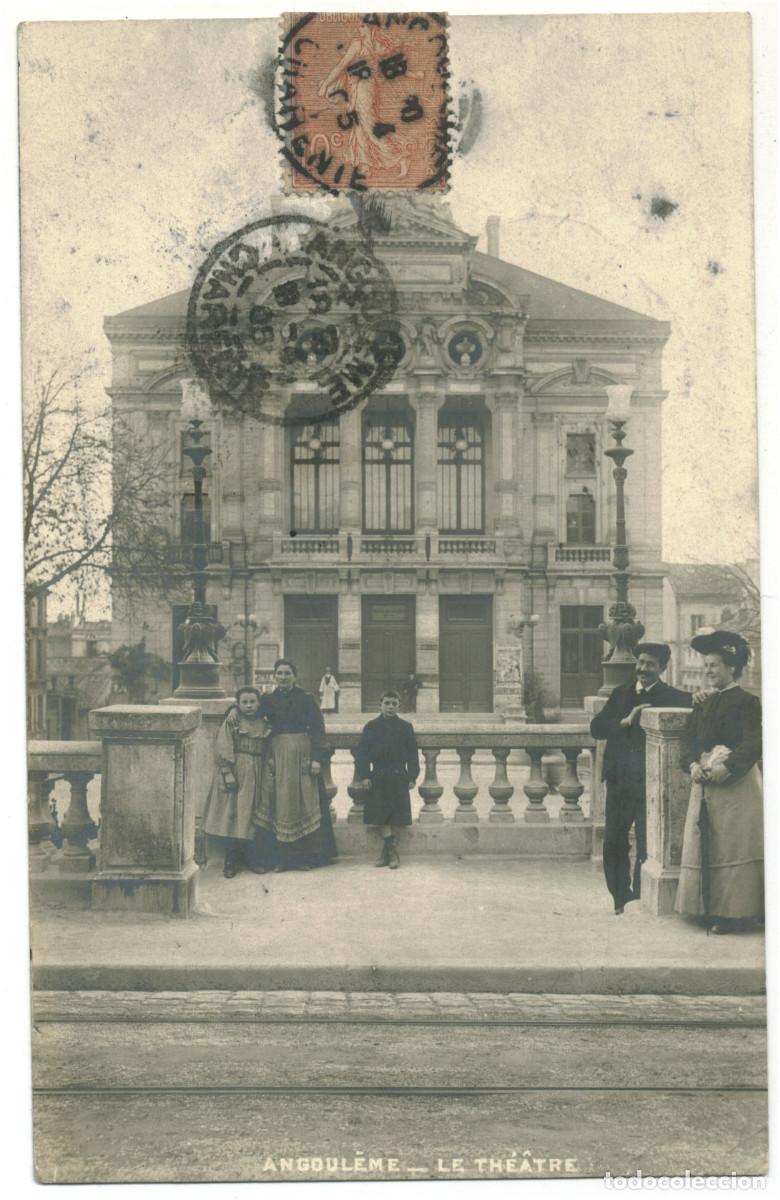 Postales: ANGOUL&Ecirc;ME_Th&eacute;&acirc;tre / Teatros Francia