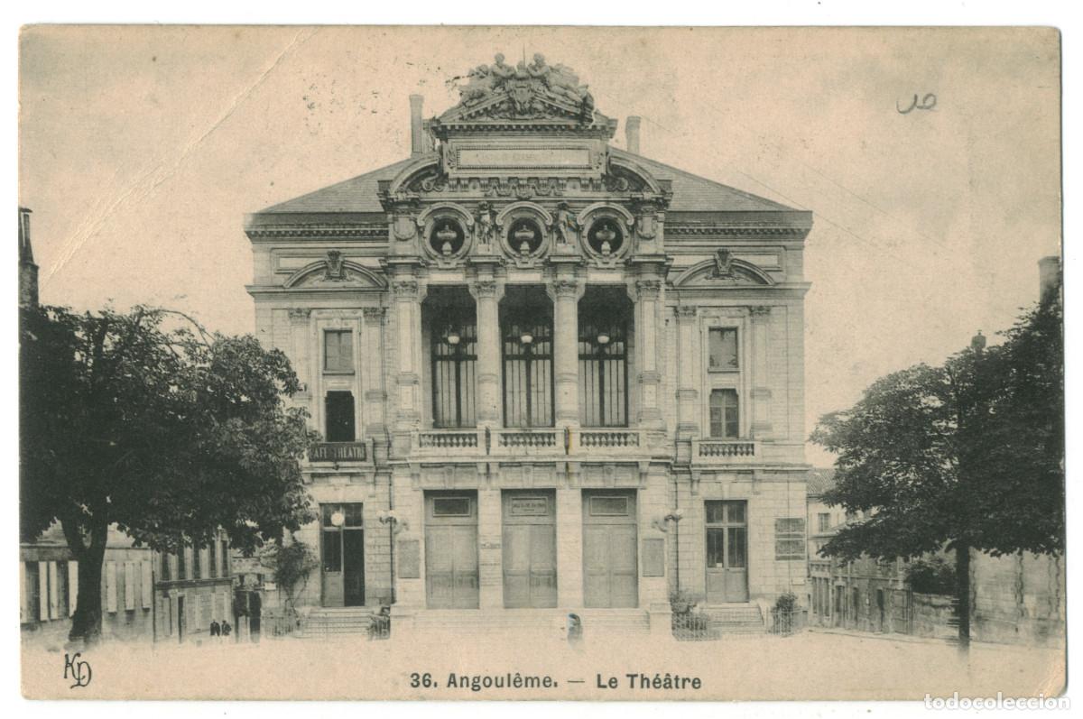 Postales: ANGOUL&Ecirc;ME_Th&eacute;&acirc;tre_KD 36 / Teatros Francia
