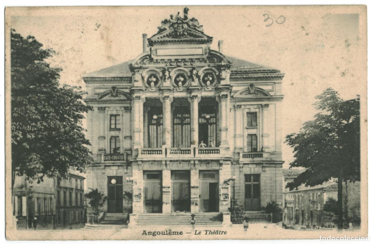 Postales: ANGOUL&Ecirc;ME_Th&eacute;&acirc;tre / Teatros Francia