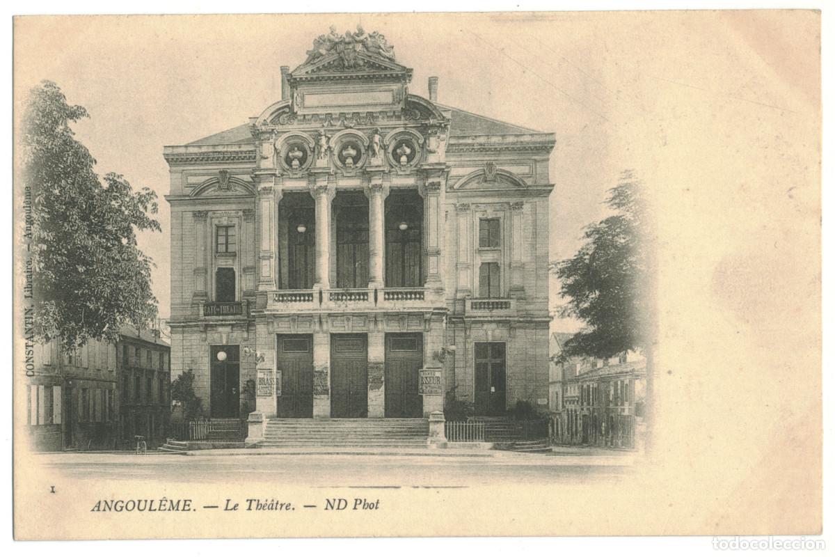 Postales: ANGOUL&Ecirc;ME_Th&eacute;&acirc;tre_Constantin / Teatros Francia