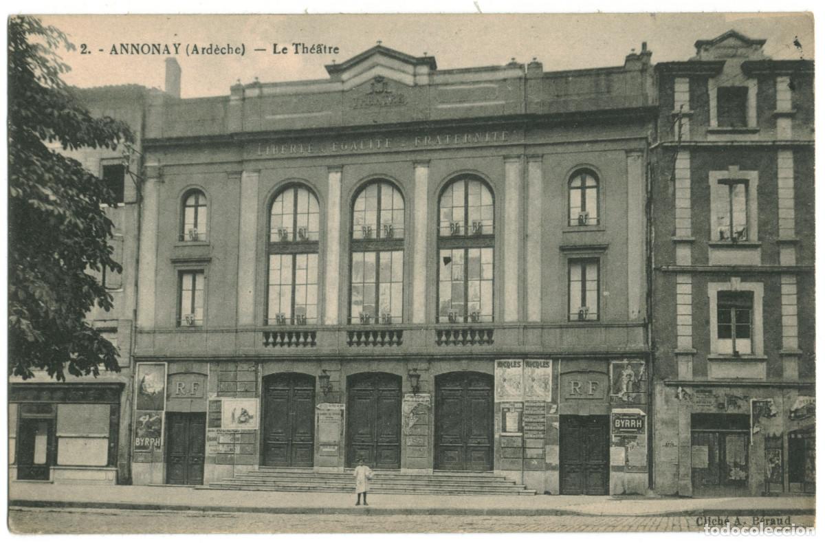 Postales: ANNONAY_Th&eacute;&acirc;tre_A. B&eacute;raud / Teatros Francia
