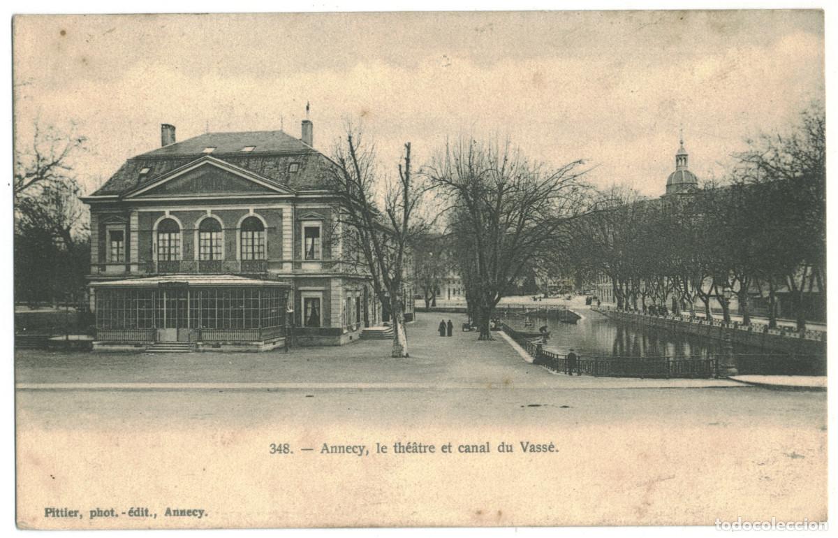 Postales: ANNECY_Th&eacute;&acirc;tre_Pittier 348 / Teatros Francia