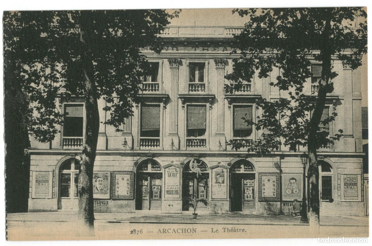 Postales: ARCACHON_Th&eacute;&acirc;tre_A.D.I.A. 2876 / Teatros Francia
