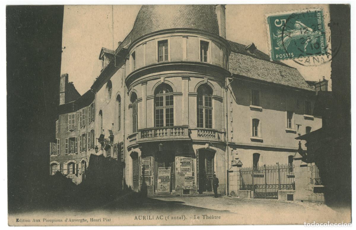 Postales: AURILLAC_Th&eacute;&acirc;tre_Auc Pioupious d'Auvergne / Teatros Francia