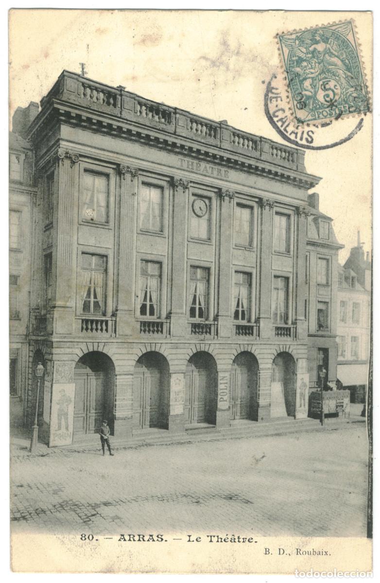 Postales: ARRAS_Th&eacute;&acirc;tre_B.D. 80 / Teatros Francia
