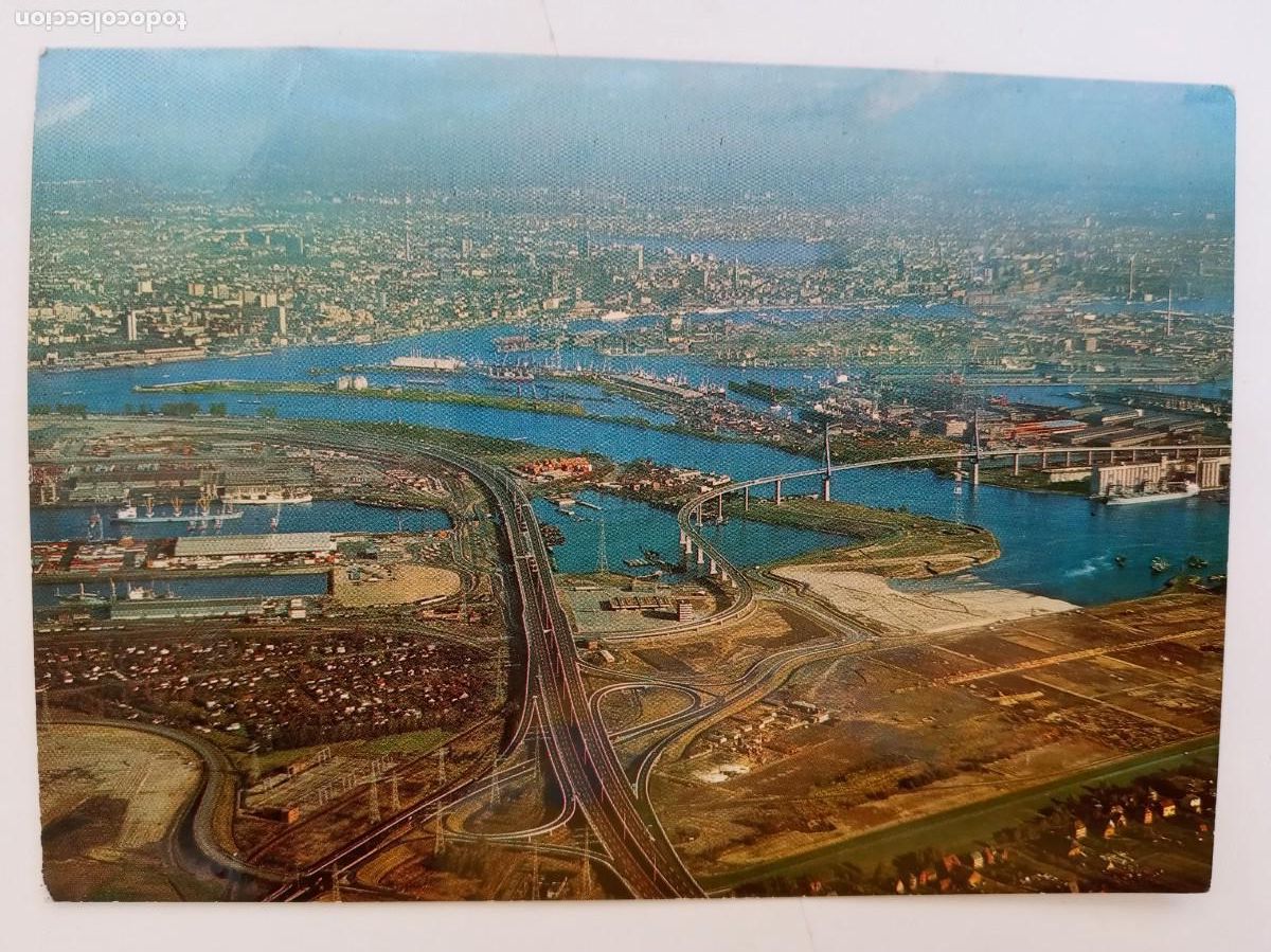 Postcards: POSTAL DE HAMBURGO ( ALEMANIA ): PUENTE K&Ouml;HL Y PUERTO . A&Ntilde;OS 60