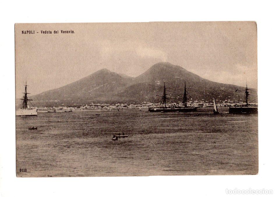 Postales: NAPOLI.- VEDUTA DEL VESUVIO.